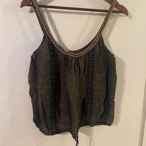 Elegant Black and Gold Women's Top